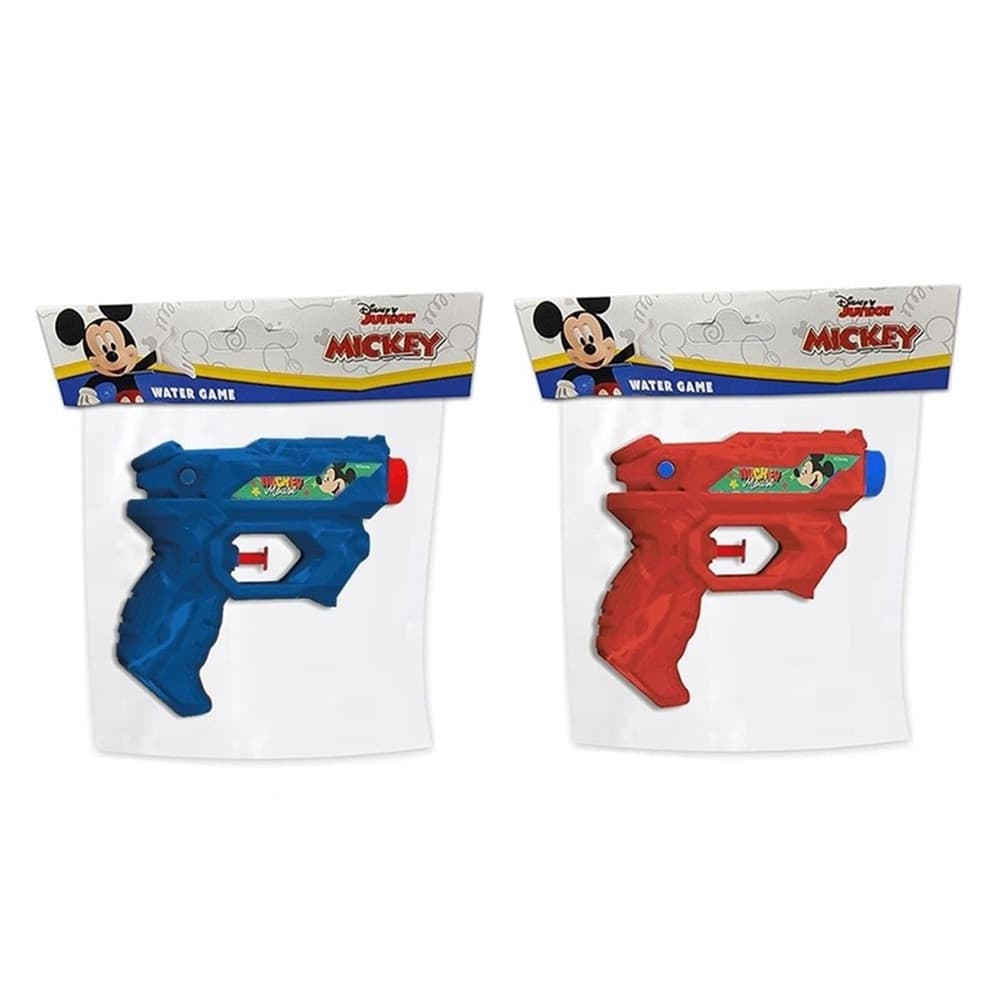 PISTOLA AD ACQUA GIOCATTOLO TOPOLINO MICKEY MOUSE SERBATOIO 100ML 2 COLORI 218373