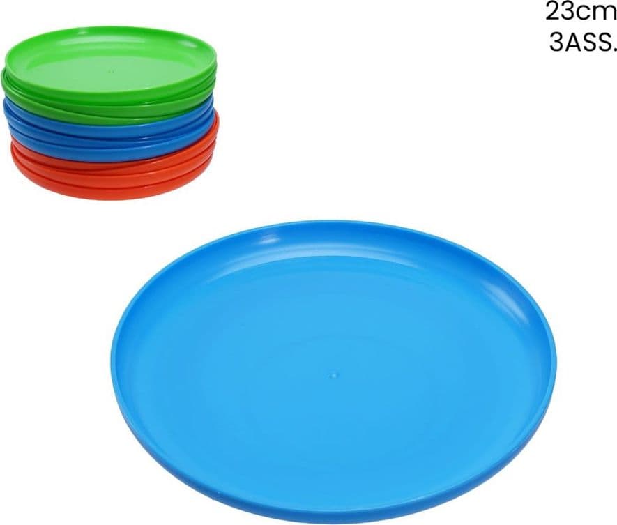 FRISBEE FRESBEE DISCO VOLANTE 23CM GIOCO DA SPIAGGIA APERTO 3 COLORI ASSORTITI 258366 - 4