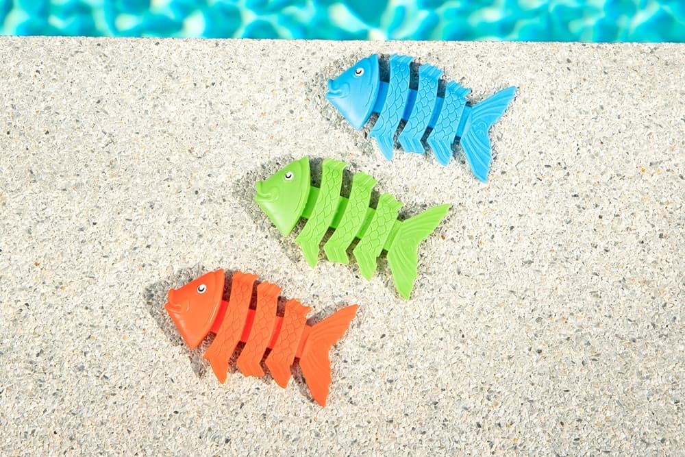SET DA 3 PESCIOLINI COLORATI GIOCO SUBACQUEO DA IMMERSIONE PER BAMBINI DAI 3+ ANNI 26029 - 12