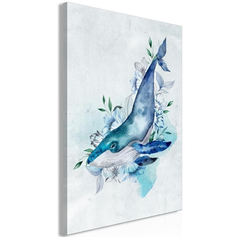 Quadro  Mr. Whale (1 Part) Vertical - 6