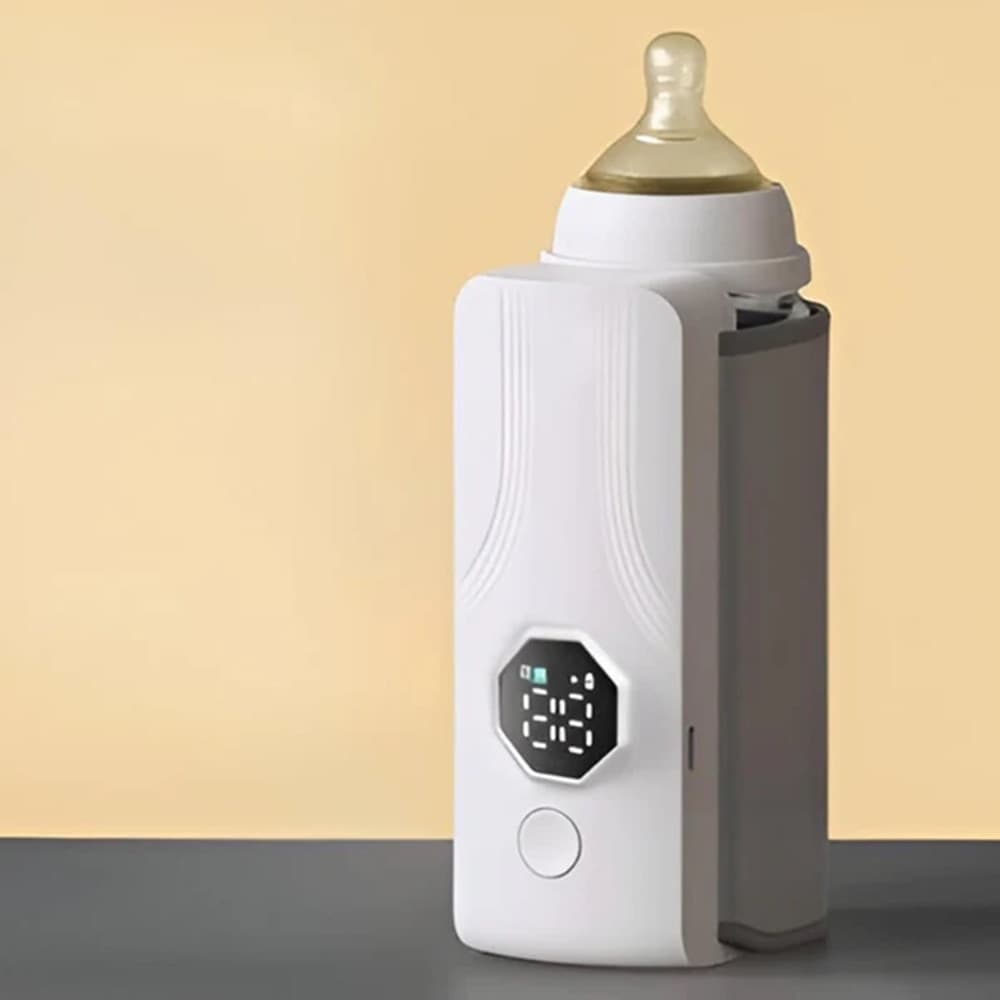 SCALDABIBERON PORTATILE RICARICABILE USB RISCALDAMENTO RAPIDO CON 6 LIVELLI DI TEMPERATURA - 6