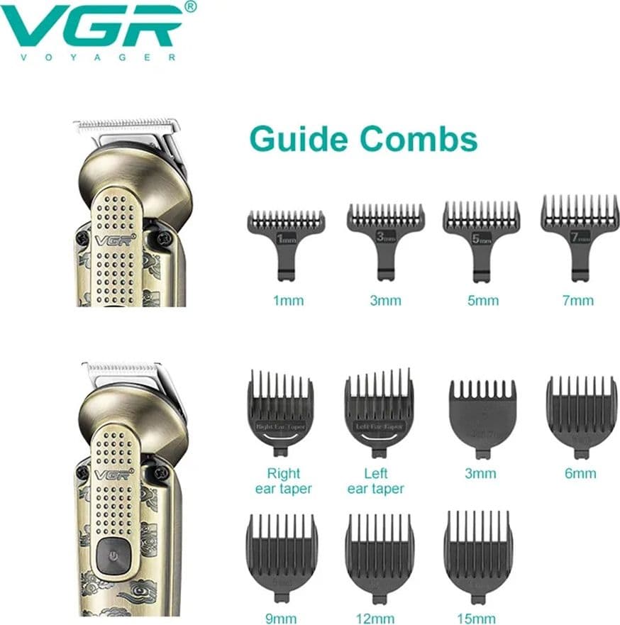 Tagliacapelli professionale VGR V-095 | Rasoio, Trimmer & Regolabarba - 5