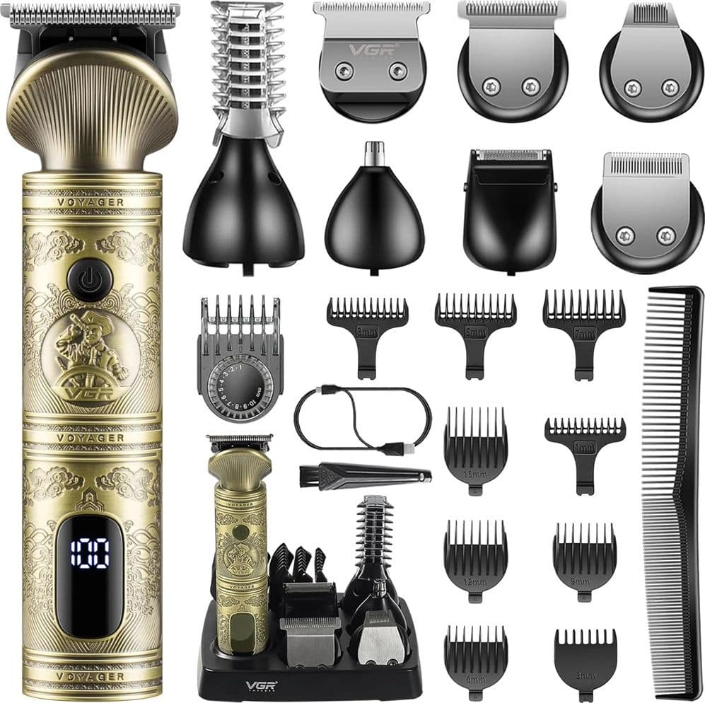 Tagliacapelli professionale VGR V-106 | Trimmer barber e regolabarba - 2