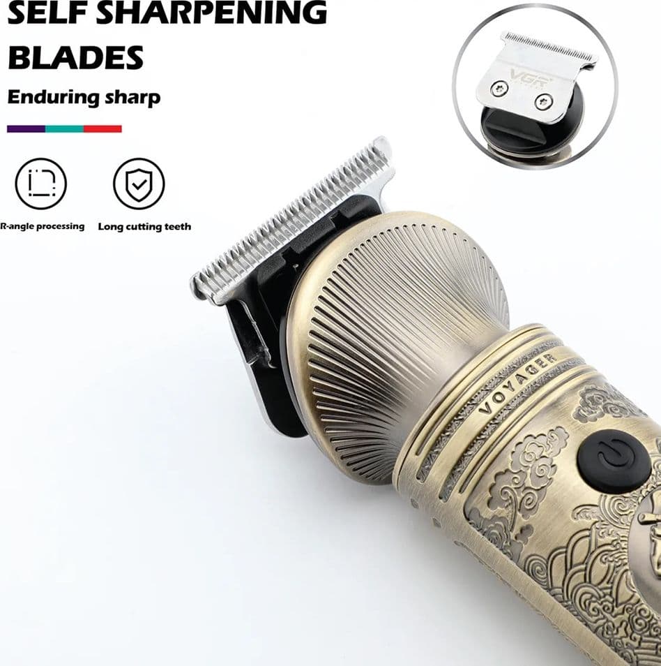 Tagliacapelli professionale VGR V-106 | Trimmer barber e regolabarba - 7