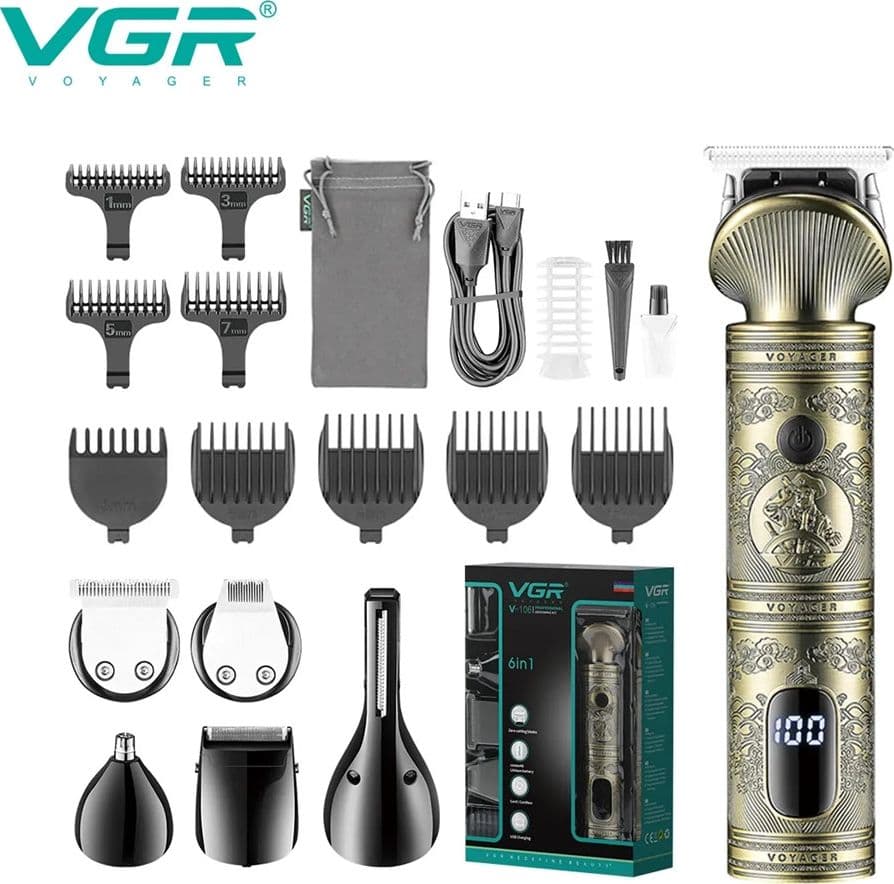 Tagliacapelli professionale VGR V-106 | Trimmer barber e regolabarba - 8