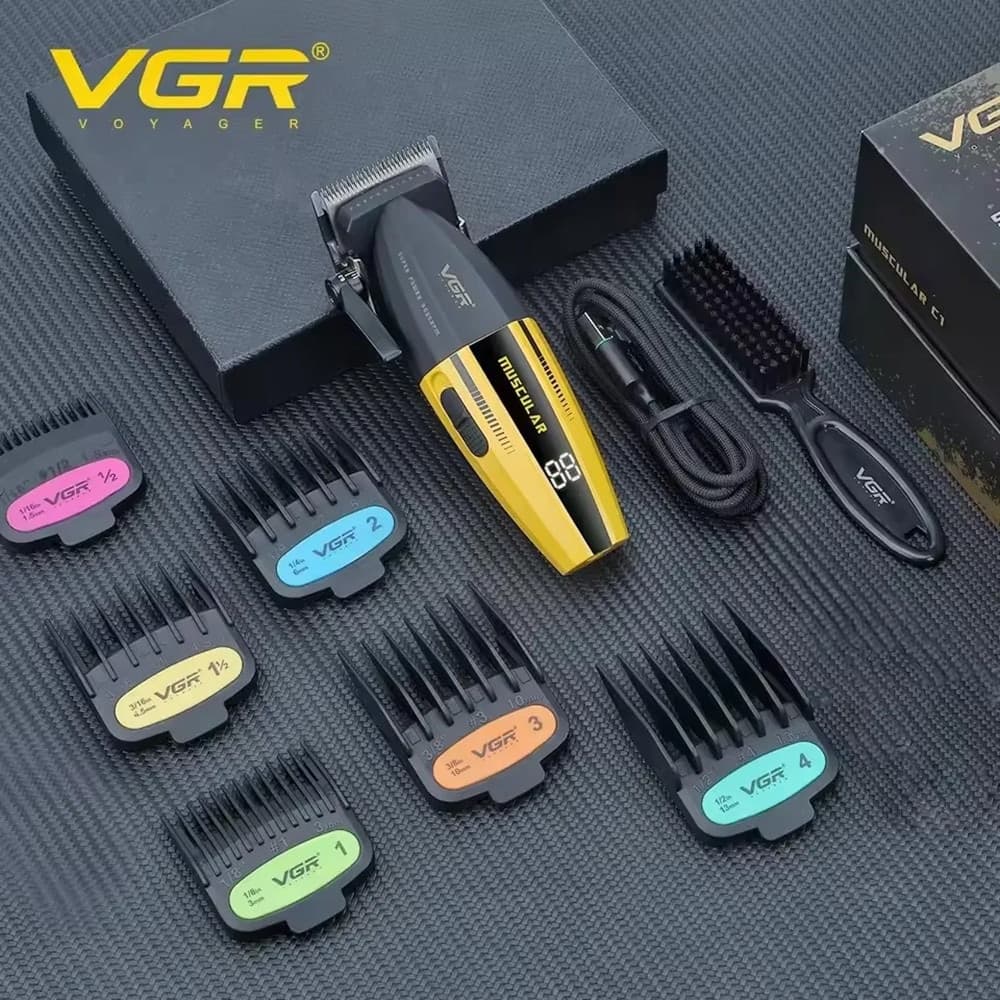 Tagliacapelli Professionale VGR V-285 – Rasoio Barber Clipper Regolabarba - 6