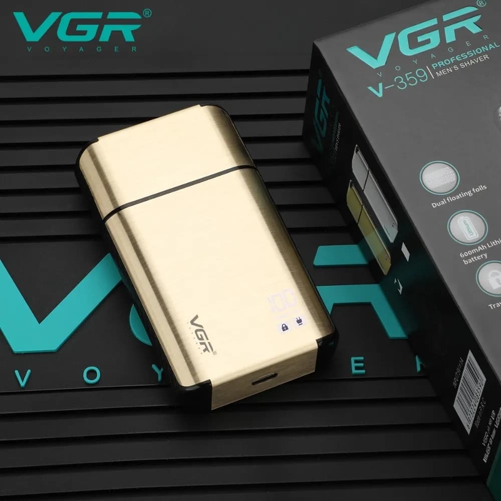 VGR V-359 Rasoio Professionale Foil Shaver Barber Tagliacapelli Regolabarba - 6
