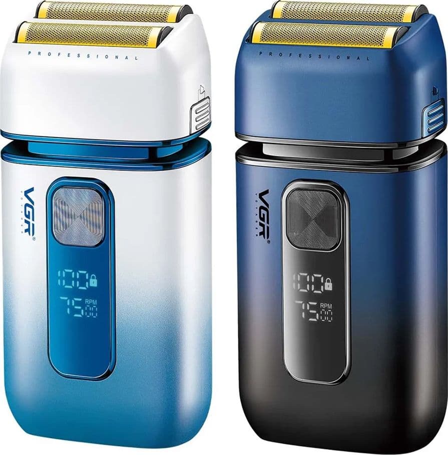 VGR Rasoio Professionale V-362 – Trimmer Barber Precisione e Fade Foil Shaver - 1