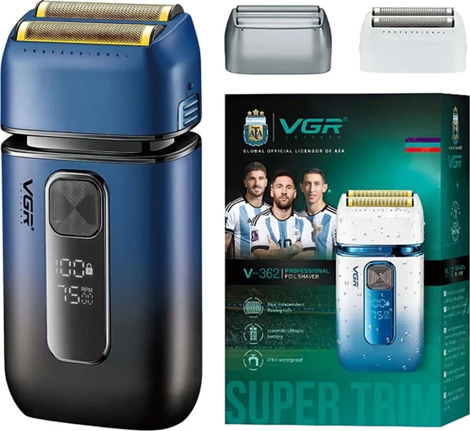 VGR Rasoio Professionale V-362 – Trimmer Barber Precisione e Fade Foil Shaver - 2