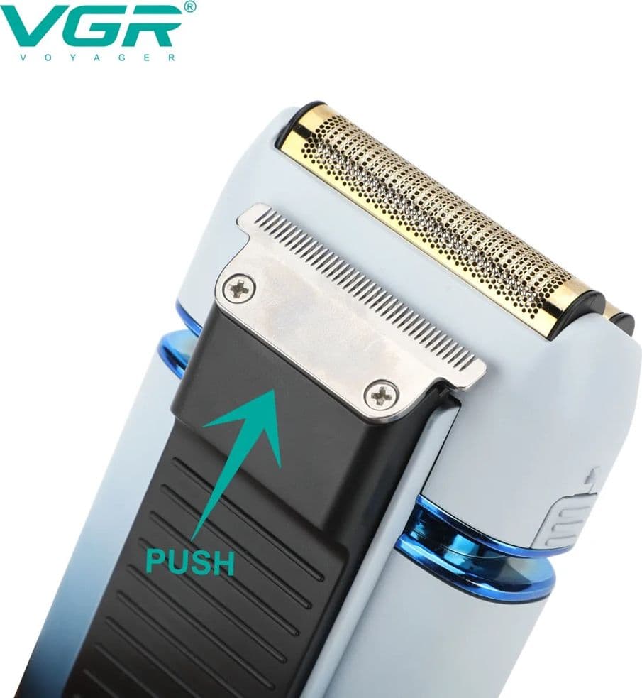 VGR Rasoio Professionale V-362 – Trimmer Barber Precisione e Fade Foil Shaver - 8