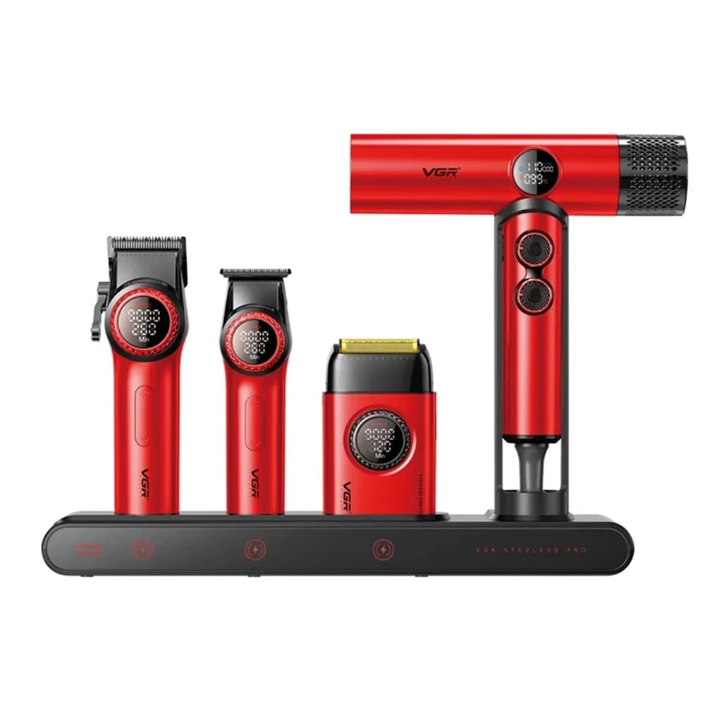 Tagliacapelli Professionale VGR 4-in-1 | Rasoio Trimmer Barber Kit Pro - 2