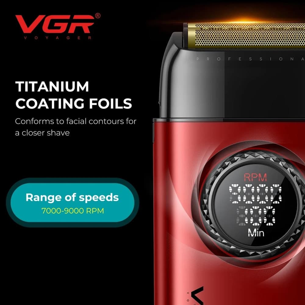 Tagliacapelli Professionale VGR 4-in-1 | Rasoio Trimmer Barber Kit Pro - 13
