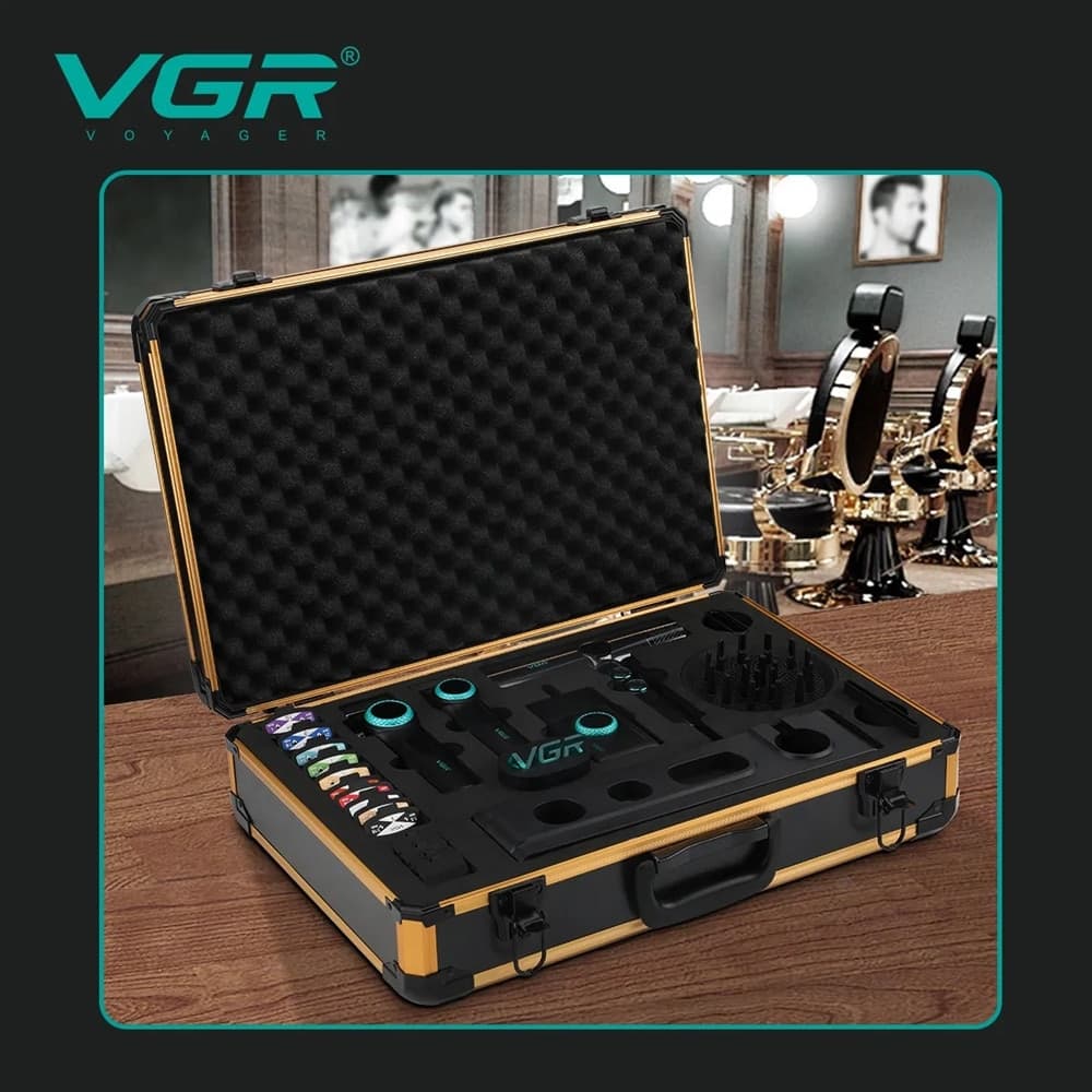Tagliacapelli Professionale VGR 4-in-1 | Rasoio Trimmer Barber Kit Pro - 9