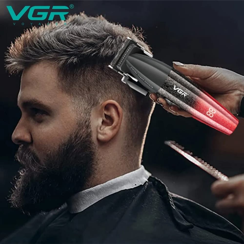 Tagliacapelli Professionale VGR V-640 S2 | Rasoio Professionale e Trimmer Barber - 8