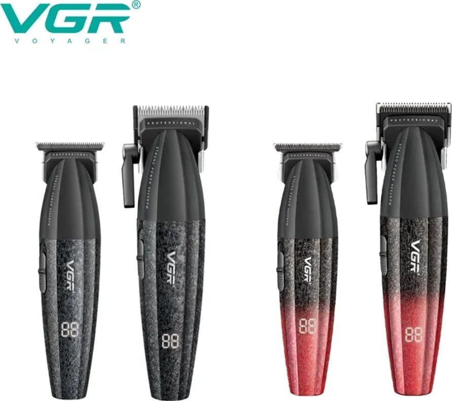 Tagliacapelli Professionale VGR V-640 S2 | Rasoio Professionale e Trimmer Barber - 9