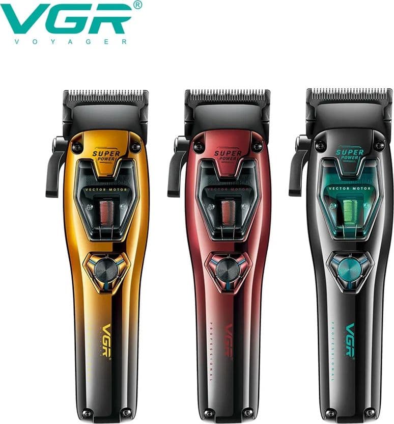 VGR V-668 Tagliacapelli Professionale Barber Clipper Fade LED - 3