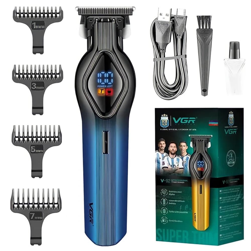 Tagliacapelli Professionale VGR V-921 Trimmer Barber Rasoio Base - 12