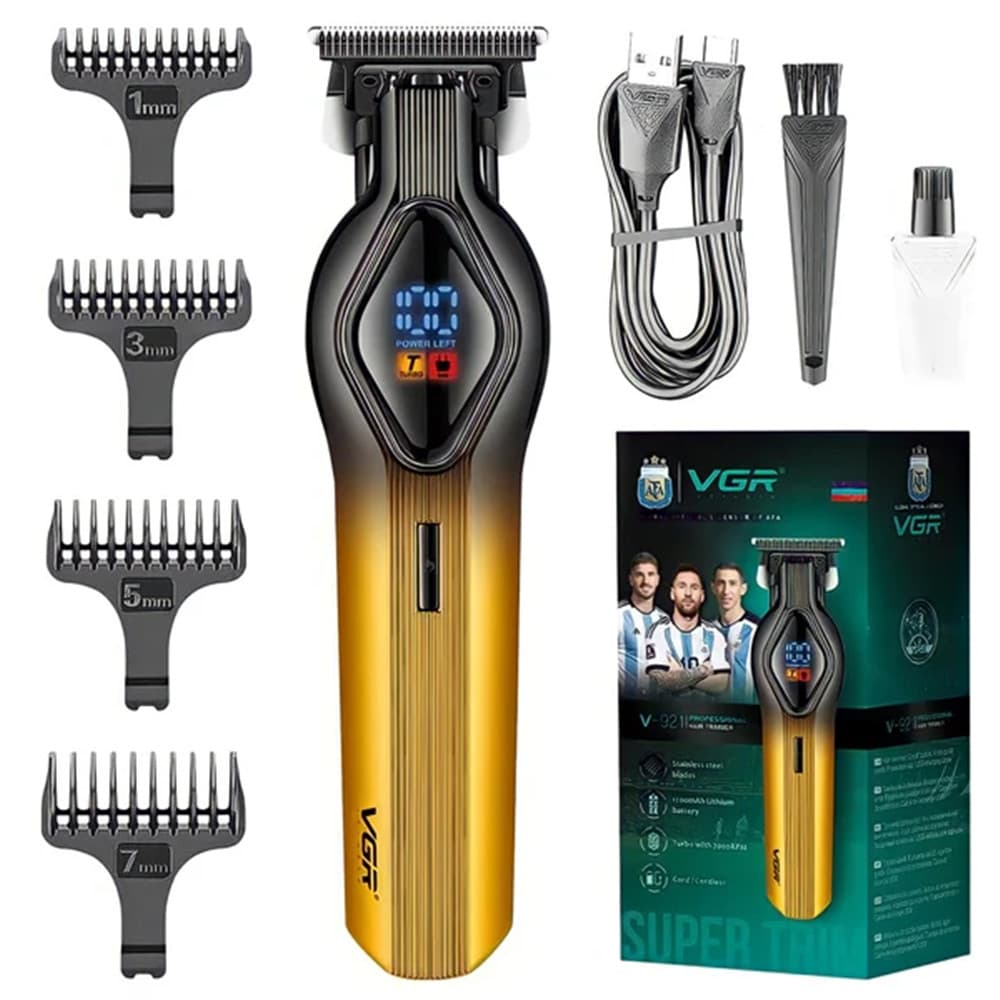Tagliacapelli Professionale VGR V-921 Trimmer Barber Rasoio Base - 13