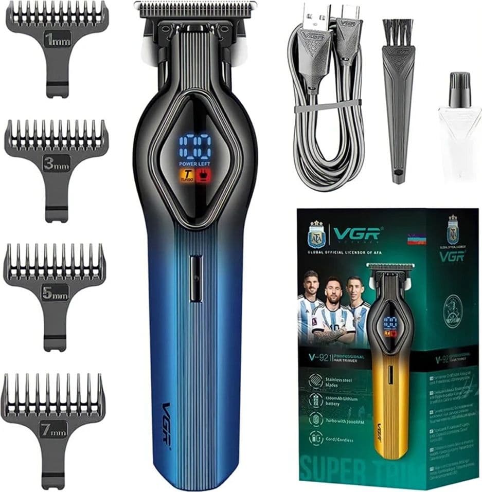 Tagliacapelli Professionale VGR V-921 Trimmer Barber Rasoio Base - 2