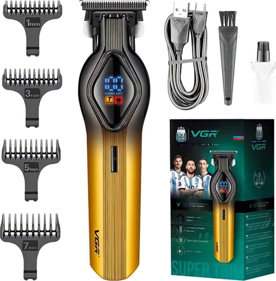 Tagliacapelli Professionale VGR V-921 Trimmer Barber Rasoio Base - 3