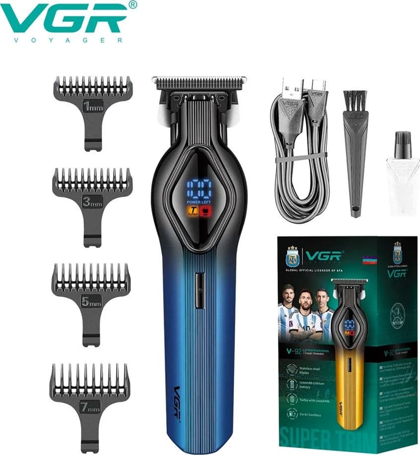 Tagliacapelli Professionale VGR V-921 Trimmer Barber Rasoio Base - 4