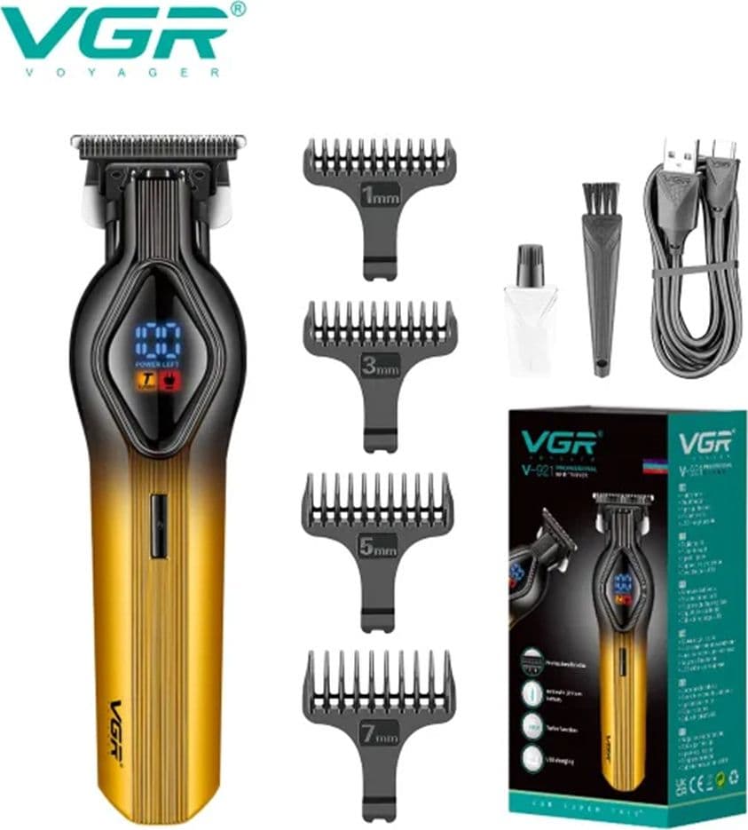 Tagliacapelli Professionale VGR V-921 Trimmer Barber Rasoio Base - 5