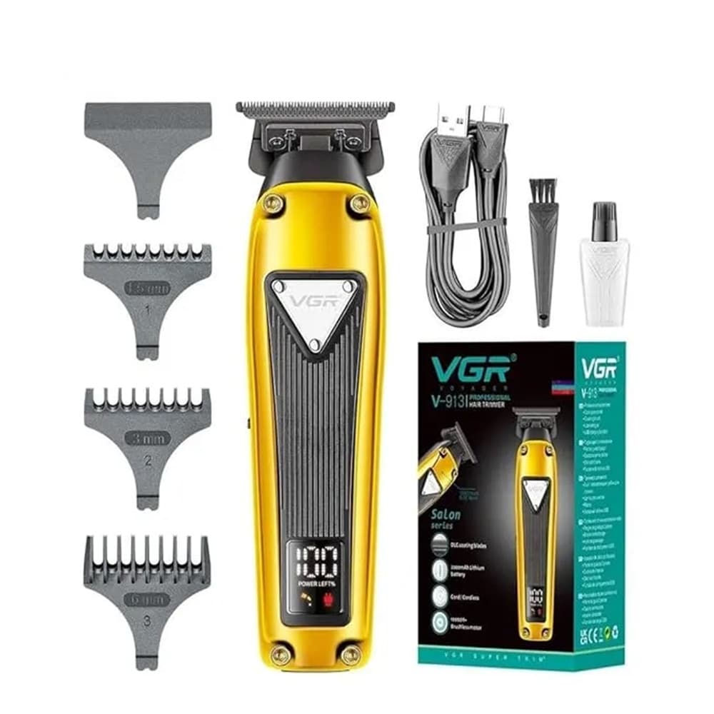 VGR V-913 Trimmer Professionale | Tagliacapelli e Regolabarba Barber - 10