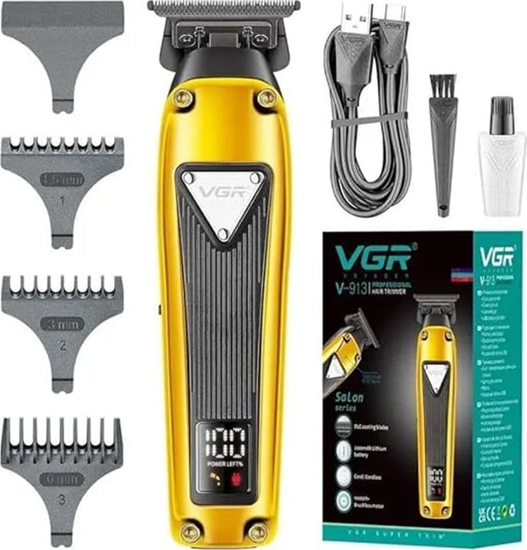 VGR V-913 Trimmer Professionale | Tagliacapelli e Regolabarba Barber - 2