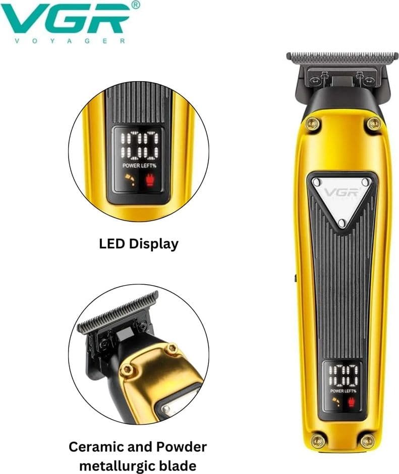 VGR V-913 Trimmer Professionale | Tagliacapelli e Regolabarba Barber - 6