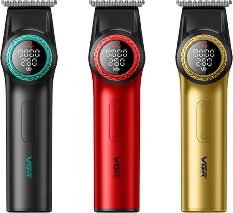 VGR V-977 Trimmer Professionale Lama a T | Rasoio Barber Precisione Fade