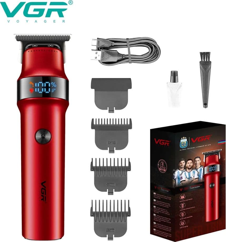 Tagliacapelli professionale VGR V-987 | Rasoio trimmer barber precisione - 3