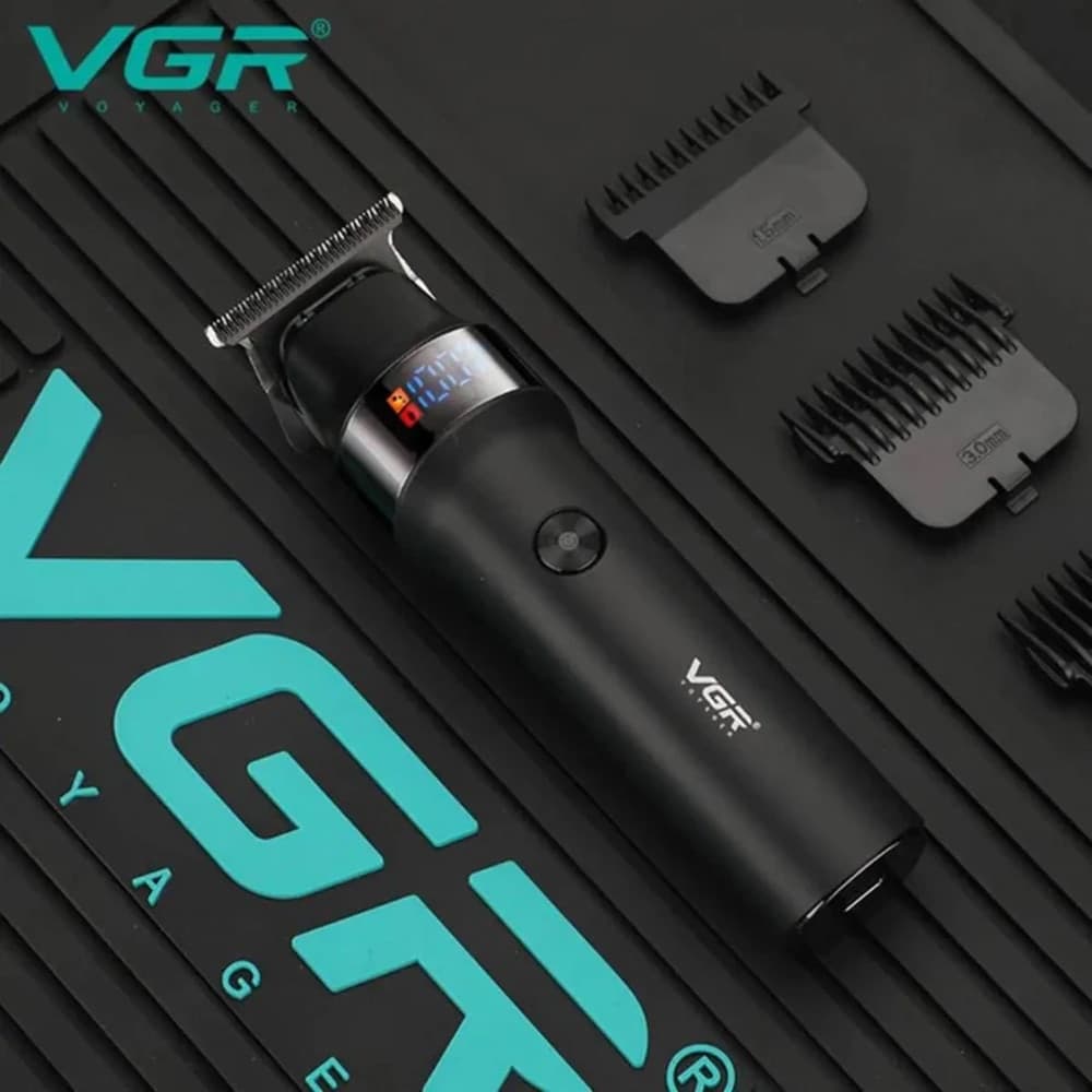 Tagliacapelli professionale VGR V-987 | Rasoio trimmer barber precisione - 4