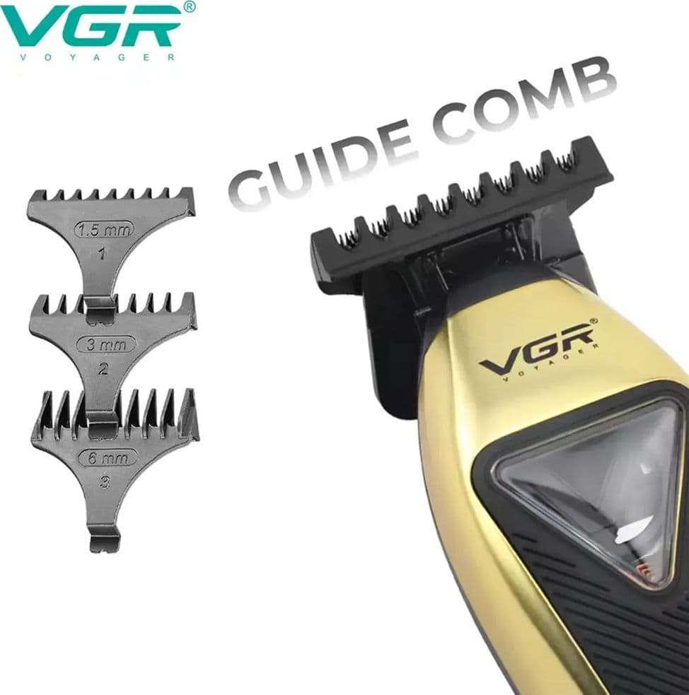 VGR V-994 Trimmer Barber Professionale T-Blade 10000RPM Rasoio - 6