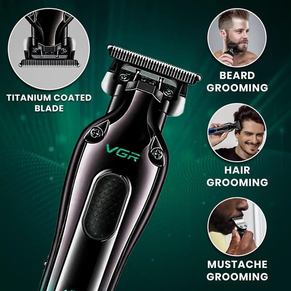 Trimmer Barber VGR V-998 Rasoio Professionale Precisione Fade - 11