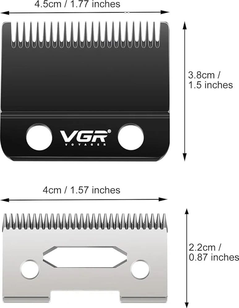 Tagliacapelli professionale VGR V-001 Lama di ricambio Clipper barber precisione - 2