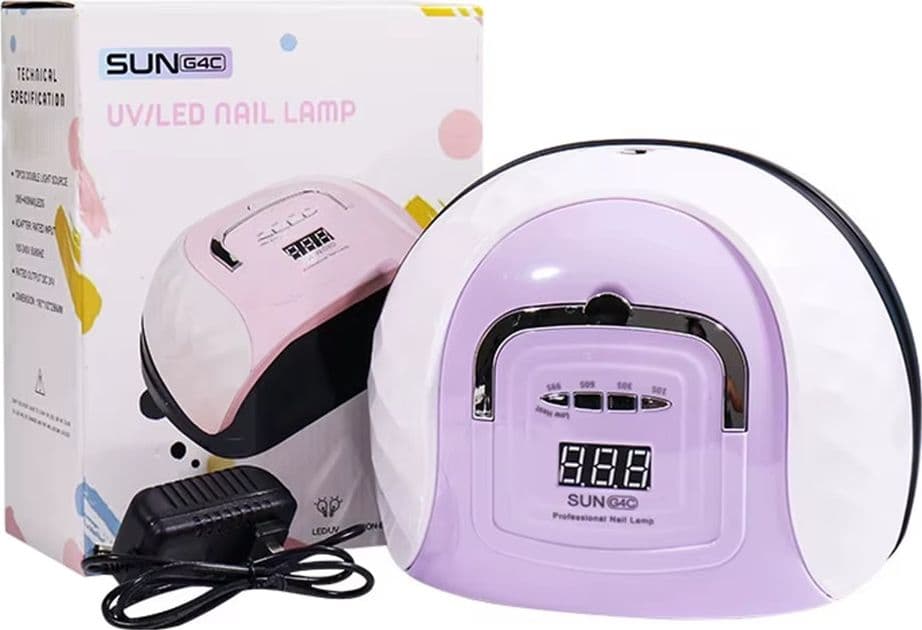 LAMPADA PER UNGHIE UV/LED PROFESSIONALE PORTATILE FORNETTO SUN G4C DISPLAY DIGITALE - 11
