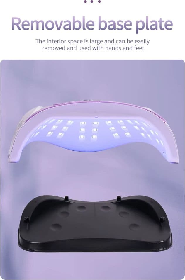 LAMPADA PER UNGHIE UV/LED PROFESSIONALE PORTATILE FORNETTO SUN G4C DISPLAY DIGITALE - 7