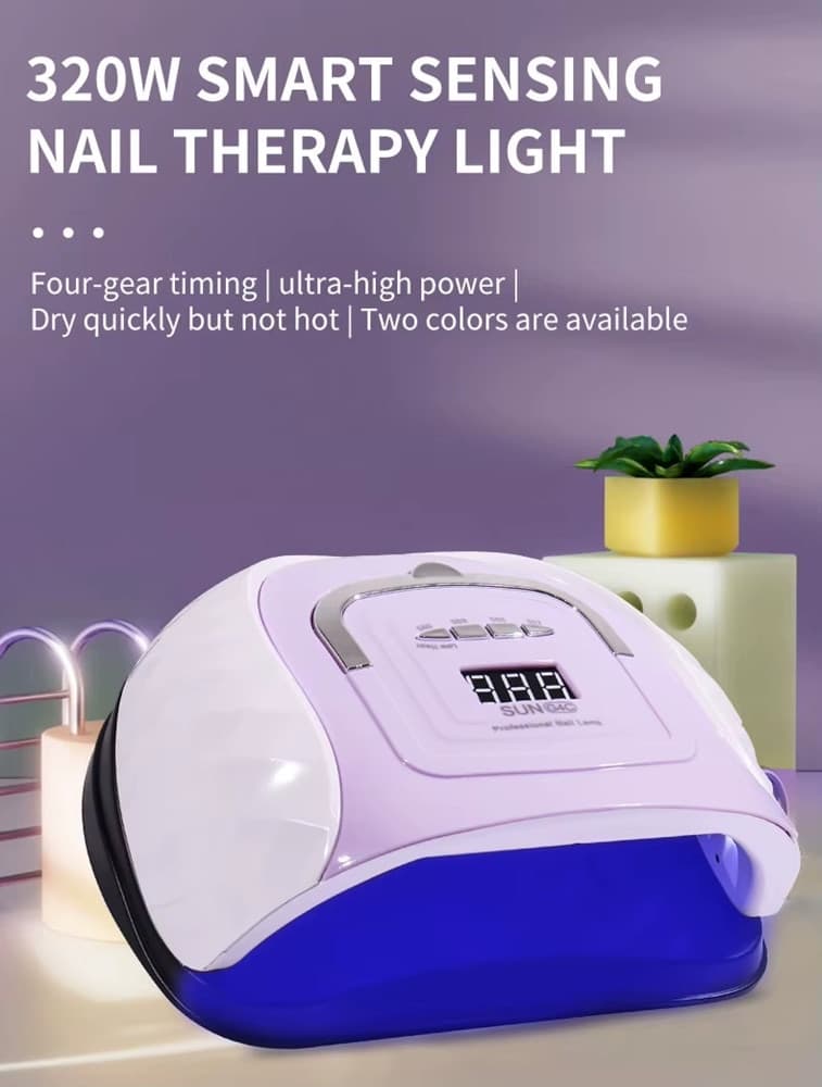LAMPADA PER UNGHIE UV/LED PROFESSIONALE PORTATILE FORNETTO SUN G4C DISPLAY DIGITALE - 10