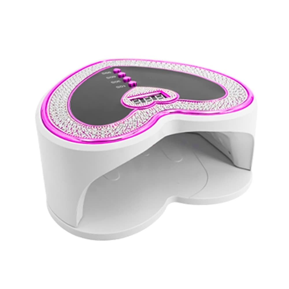 LAMPADA FORNETTO PER UNGHIE SUN D19 UV LED 288W FORMA A CUORE DECORATA DISPLAY DIGITALE - 3