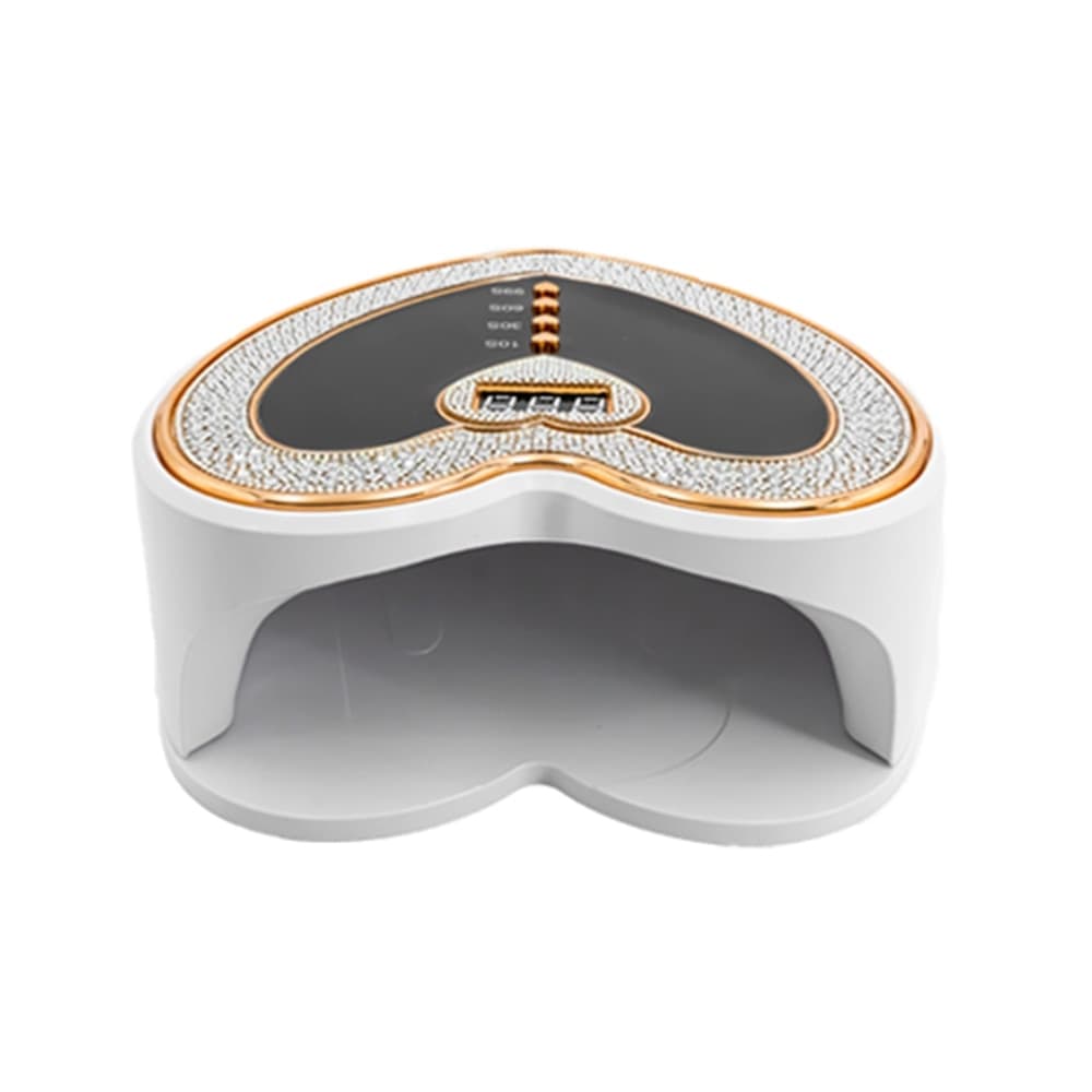 LAMPADA FORNETTO PER UNGHIE SUN D19 UV LED 288W FORMA A CUORE DECORATA DISPLAY DIGITALE - 4