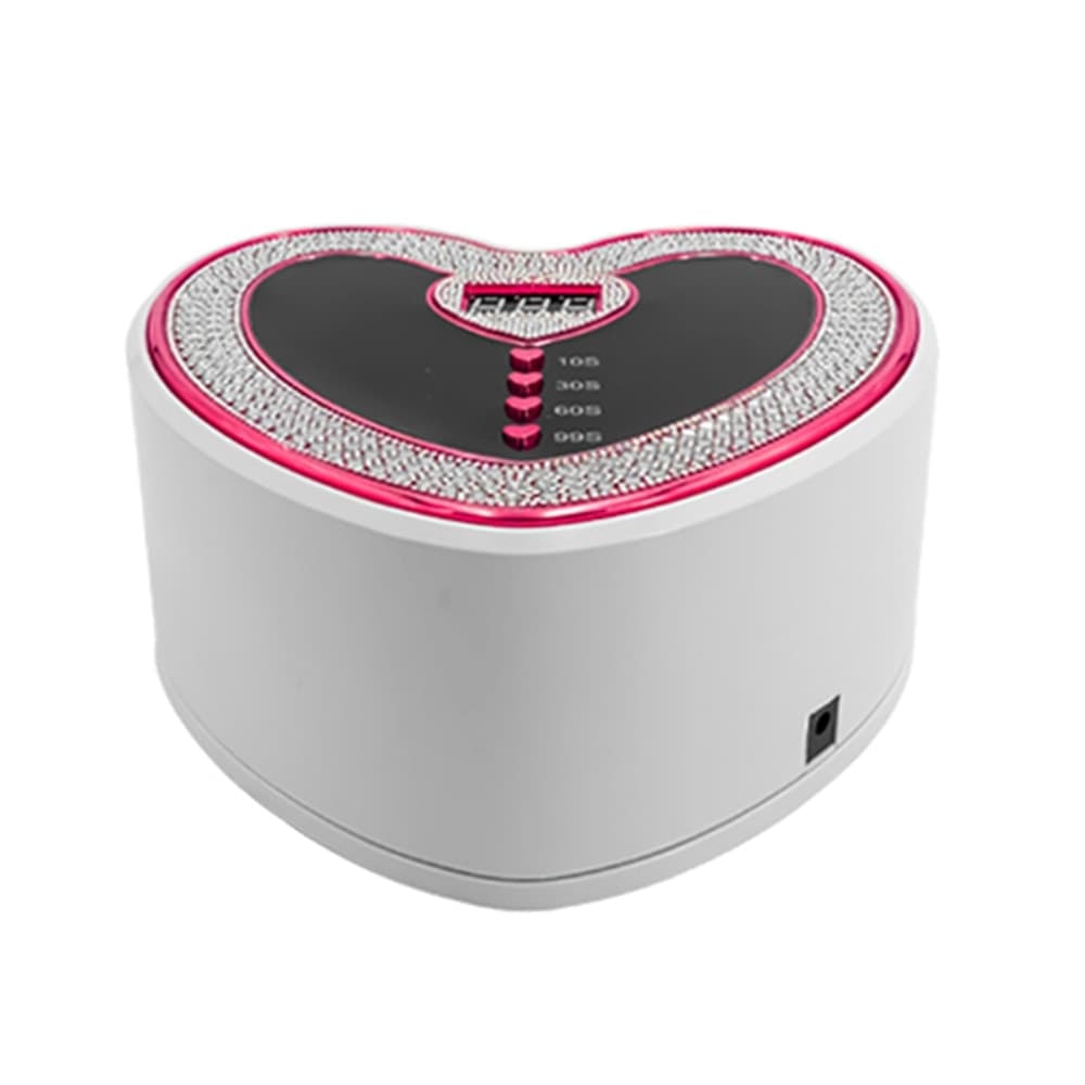 LAMPADA FORNETTO PER UNGHIE SUN D19 UV LED 288W FORMA A CUORE DECORATA DISPLAY DIGITALE - 7