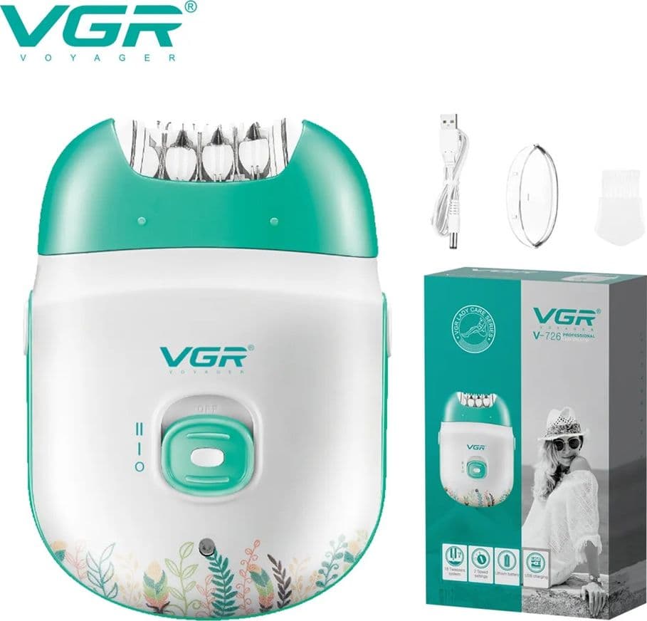 VGR V-726 Epilatore Professionale Donna | Depilazione Delicata e Sicura - 2