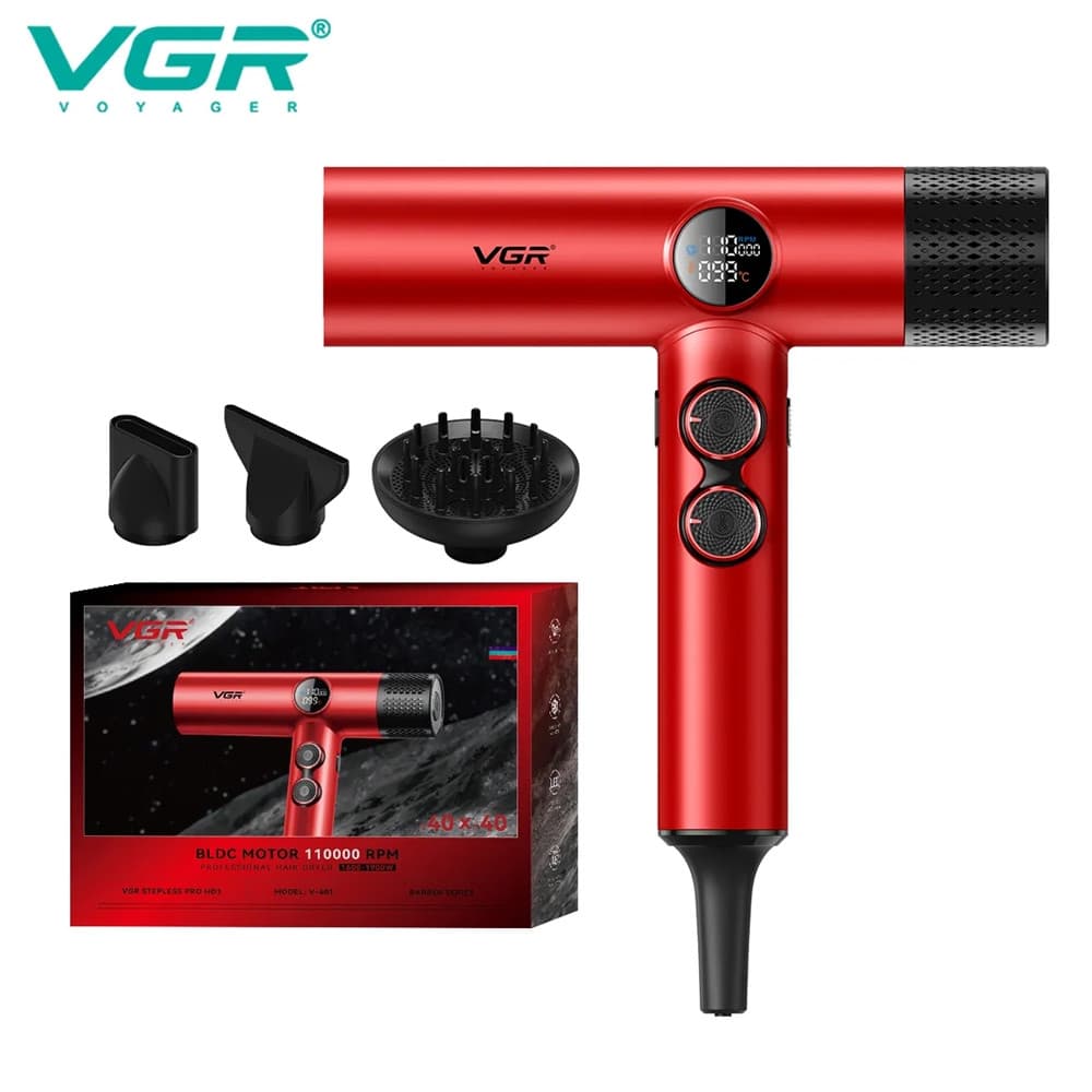 Asciugacapelli Professionale VGR V-401 Motore BLDC 1900W Parrucchiere - 11