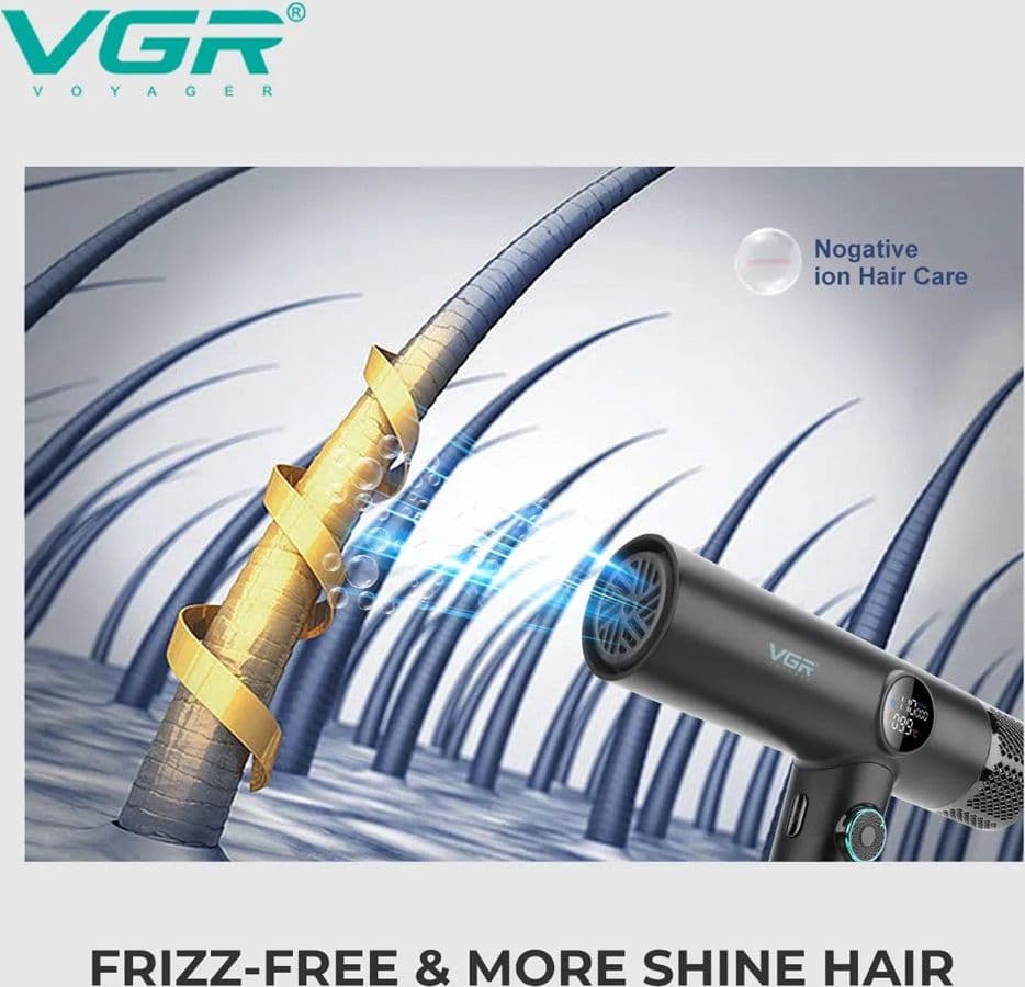 Asciugacapelli Professionale VGR V-401 Motore BLDC 1900W Parrucchiere - 9