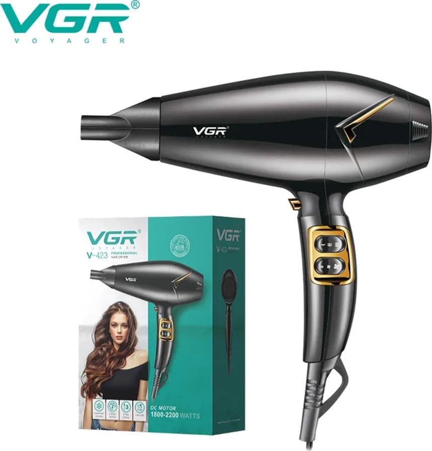 Asciugacapelli Professionale VGR V-423 – Hair Dryer Parrucchiere 1800-2200W - 2