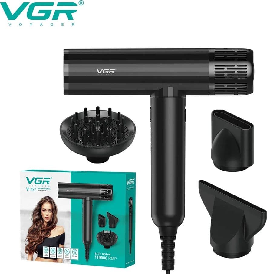 Asciugacapelli Professionale VGR V-427 – Motore BLDC 11000 RPM Parrucchiere - 3