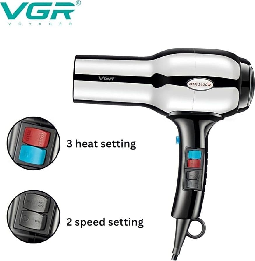 Hair Dryer Professionale VGR V-465 | Asciugacapelli Parrucchiere Styling - 4