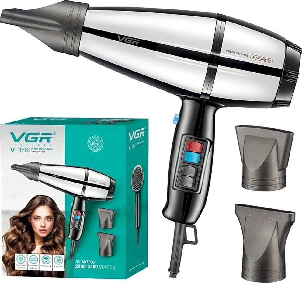 Asciugacapelli Professionale VGR V-466 2400W Ionico Parrucchiere Shop - 5