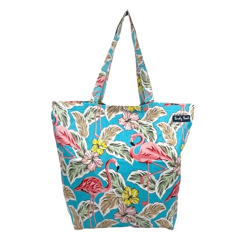 Borsa Mare in Cotone Fenicotteri Rosa - 2