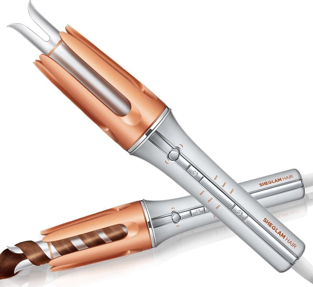 ARRICCIACAPELLI AUTOMATICO CON 3 TEMPERATURE ROTAZIONE ANTIGROVIGLIO PER STYLING CAPELLI - 2